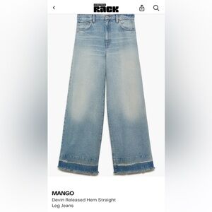 Mango Light Blue Flare Jeans